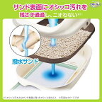 デオトイレ ふんわり香る消臭・抗菌サンド ナチュラルグリーンの香り 猫用 サンド 3.8L
