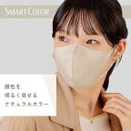 SMART COLOR Natural Beigeふつう 不織布マスク 20枚入