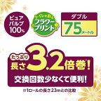 エリエール i：na(イーナ) トイレット ダブル 3.2倍巻 プリント 4ロール入