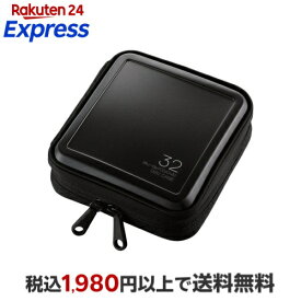 エレコム ブルーレイ・CD・DVD対応ファスナーケース 32枚 ブラック CCD-HB32BK 1コ入 【エレコム(ELECOM)】 DVDソフト・アクセサリー