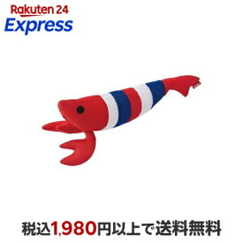 ペティオ らくらくデンタルTOY けりぐるみ 歯みがき上手なエビ 1個 【ペティオ(Petio)】 猫用おもちゃ・玩具(猫・遊)