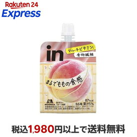 森永製菓 inゼリー フルーツ食感 もも 150g×6個入 【inゼリー】 ゼリー飲料
