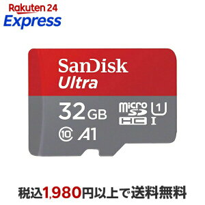 SanDisk Ultra microSDHC UHS-I�J�[�h 32GB SDSQUA4-032G-GH3MA