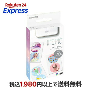 Canon �L���m�� iNSPiC�p �p�� ZINK �t�H�g�y�[�p�[�E�ی`�V�[�� 20������iZP-2030-2C-20�j