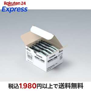 CASIO �J�V�I NAME LAND�i�l�[�������h�j�e�[�v 8m�X�^���_�[�g�e�[�v�@5�{�p�b�N XR-6X-5P-E