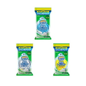 スクラビングバブル 流せるトイレブラシ 付け替え 使い捨て 24個入 【スクラビングバブル】 トイレ用 掃除用品 フローラルソープ / 除菌 ホワイトブロッサム / シトラス の香り