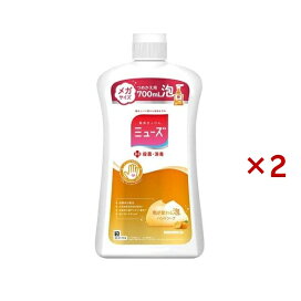 ミューズ 泡ハンドソープ フルーティフレッシュの香り つめかえ用 メガサイズ 700ml×2セット 【ミューズ】 ハンドソープ