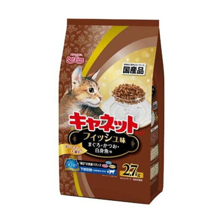 キャネットチップ フィッシュ 2.7kg 【キャネット】 キャットフード(ドライフード・総合栄養食)