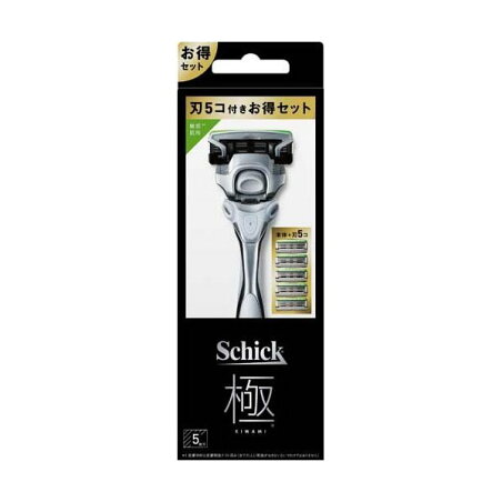 シック 極 KIWAMI 敏感肌用 コンボパック 本体+刃5個付 1セット 【シック】 男性化粧品(メンズコスメ) シェービング