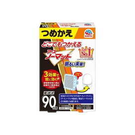 どこでもつかえる アースノーマット 90日用 電池式蚊取り器 つめかえ 1個 【アースノーマット電池式】 蚊取り器 取替えカートリッジ