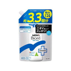 メンズビオレ 薬用デオドラントボディウォッシュ ミントの香り 詰替特大 1200ml 【メ...