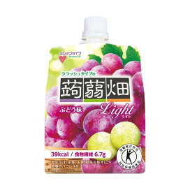 クラッシュタイプの蒟蒻畑ライト ぶどう味 150g 【蒟蒻畑】 特定保健用食品(トクホ) 目的別