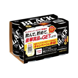 ワンダ ブラック ザ アロマ 185g×6本入 【ワンダ(WONDA)】 コーヒー飲料
