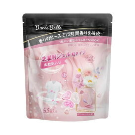 Dure'e Balle デュリボール 洗濯用ジェル 粒タイプ 柔軟剤入 ナチュラルフラワー 65粒入 洗濯洗剤