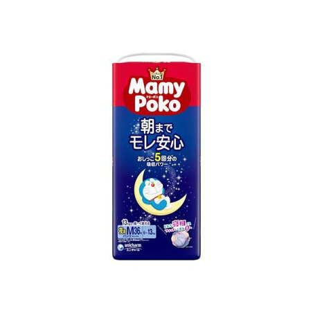 マミーポコ 夜用パンツ M 6kg〜13kg 紙おむつ 36枚入 【マミーポコ夜用パンツ】 紙おむつ