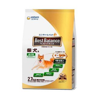 ベストバランス 柴犬用 2.7kg 【ベストバランス】 ドッグフード(ドライフード・総合栄...