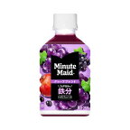 ミニッツメイド ぎゅっ！とフルーツ グレープブレンド 鉄分 280ml*24本