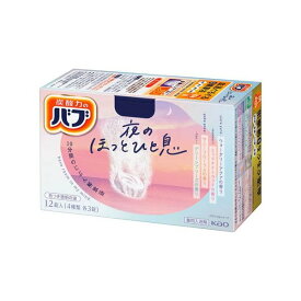 バブ 夜のほっとひと息 12錠 【バブ】 入浴剤