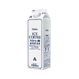 HOMER アイスコーヒー 無糖 1L×12本入 【ホーマー(HOMER)】 コーヒー飲料