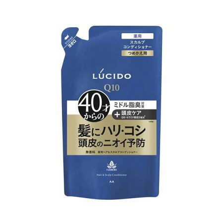 ルシード 薬用ヘア＆スカルプコンディショナー つめかえ用 380g 【ルシード(LUCIDO)】 男性化粧品(メンズコスメ)ヘアケア・カラー