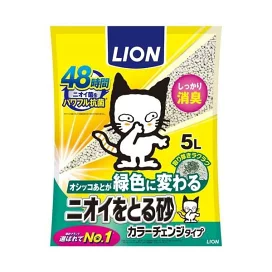 ニオイをとる砂 カラーチェンジタイプ 5L 【ニオイをとる砂】 猫用トイレ用品(トイレタリー)