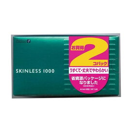 コンドーム オカモト スキンレス 1000 12コ*2コ入 【スキンレス】 コンドーム パック