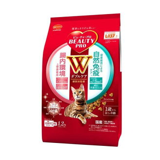 ビューティープロ キャット Wケア 腸内・自然免疫ケア 1.2kg 【ビューティープロ】 キ...