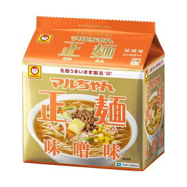 マルちゃん正麺 味噌味 108g*5食入 【マルちゃん正麺】 ラーメン