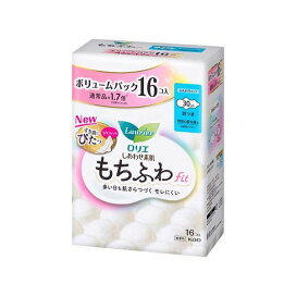 ロリエ しあわせ素肌 もちふわfit ボリュームパック 特別心配な昼用 30cm 羽つき 16個入 【ロリエ】 生理用ナプキン