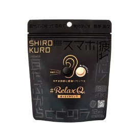 RelaxQ ほっとイヤリング 白黒 12個入り リラックス用品