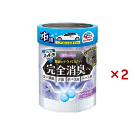 クルマのスッキーリ！ Sukki-ri！ 消臭パール クリーンムスクの香り 車用 芳香剤 160g ×2セット 【スッキーリ！(sukki-ri！)】 消臭・芳香剤(車用)