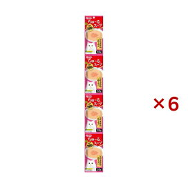 チャオ ちゅ〜るスープ とりささみ&サーモン 35g*4連パック×6セット 【ちゅ〜る】 キャットフード(猫缶・パウチ・一般食)