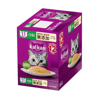 カルカン パウチ 11歳 やわらかペースト まぐろ 着色料発色剤 無添加 ウェット 60g×1...