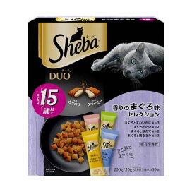 シーバ デュオ 15歳以上 香りのまぐろ味セレクション シニア猫用 200g 【シーバ(Sheba)】 プレミアム・キャットフード