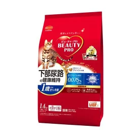 ビューティープロ キャット 猫下部尿路の健康維持 1歳から 1.4kg 【ビューティープロ】 キャットフード(ドライフード・総合栄養食)