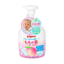 ピジョン 薬用全身泡ソープ ももの葉 450ml 入浴用品