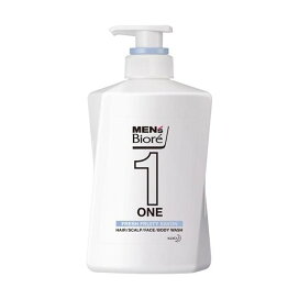 メンズビオレONE オールインワン全身洗浄料 フルーティーサボンの香り 本体 480ml 【メンズビオレ】 ボディソープ