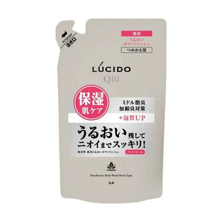 ルシード 薬用デオドラントボディウォッシュ うるおいタイプ つめかえ用 380ml 【ルシード(LUCIDO)】 男性化粧品(メンズコスメ) ボディ用