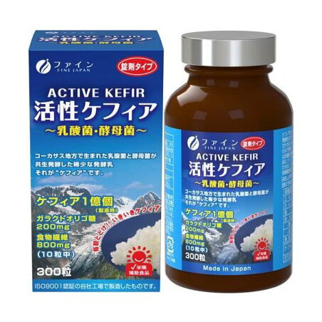 活性ケフィア 30日分 200mg*約300粒 【ファイン】 乳酸菌類