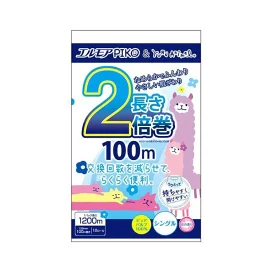 エルモア ピコ トイレットロール 2倍巻 花の香り シングル 100m 12ロール 【エルモア】 トイレットペーパー
