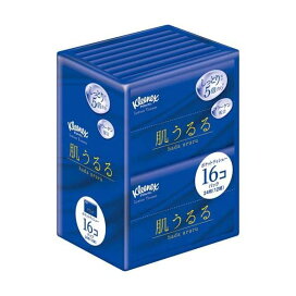 クリネックス ローション ティッシュ 肌うるる ポケット 24枚(12組)*16個パック 【クリネックス】 ティッシュ