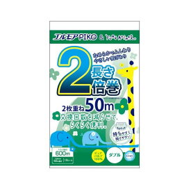 エルモア ピコ トイレットロール 2倍巻 花の香り ダブル 50m 12ロール 【エルモア】 トイレットペーパー
