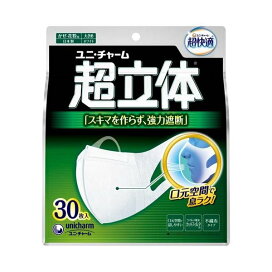 超快適マスク 超立体遮断タイプ 大きめ 30枚入 【超快適マスク】 マスク