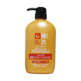 柿渋 ノンシリコン リンスインシャンプー 600ml リンスインシャンプー
