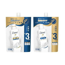 ダヴ モイスチャーケア シャンプー＆コンディショナー 詰替ペア 1セット 【ダヴ(Dove) ヘア】 シャンプー