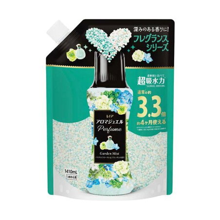 レノア アロマジュエル Perfume お洗濯の香り付けビーズ パステルフローラル 詰替 1410mL 【レノアハピネス アロマジュエル】 ニオイ対策