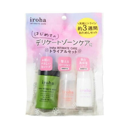 iroha インティメートケア トライアルセット 1セット ボディローション・ジェル