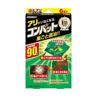 KINCHO アリがいなくなるコンバット 6個入 【コンバット】 殺虫剤