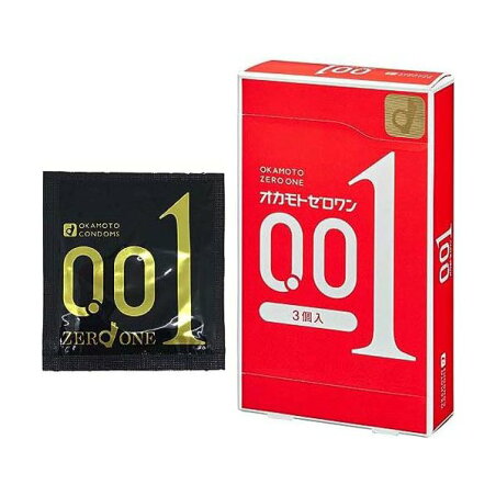 オカモト ゼロワン 3コ入 コンドーム 薄さ・厚さ