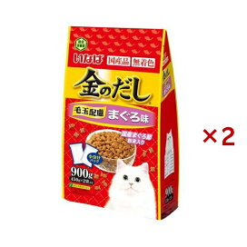 いなば 金のだし ドライ まぐろ味 900g×2つセット 【金のだし】 キャットフード(ドライフード・総合栄養食)